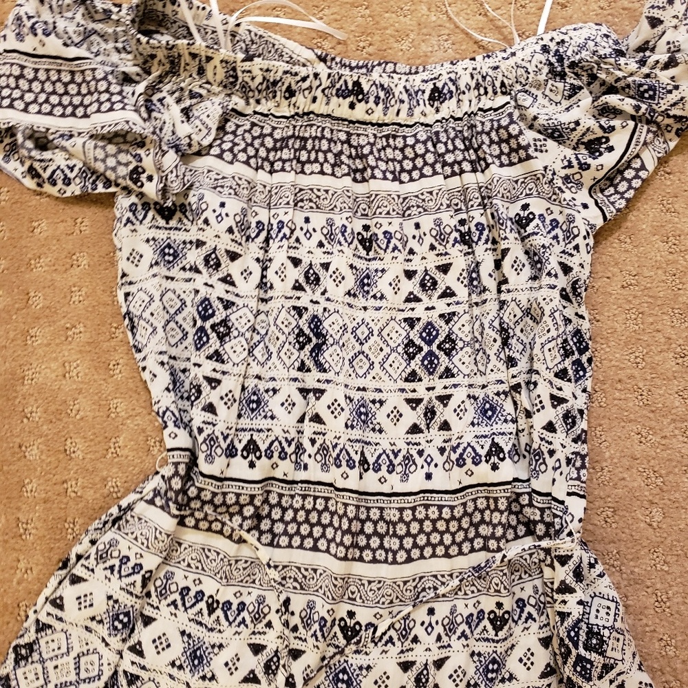 Vici boho off shoulder maxi
